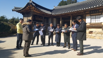 포항 지진발생에 따른 문화환경위원회 양동마을 피해현장 방문 대표이미지